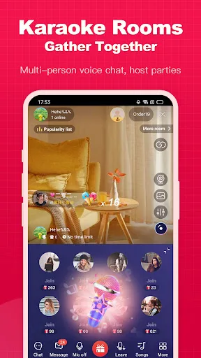 HappyVV - Karaoke, Chat, Party screenshot 2