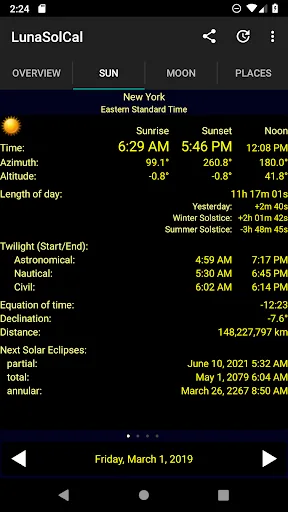 LunaSolCal Mobile screenshot 3