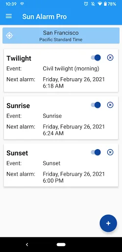 Sun Alarm screenshot 1