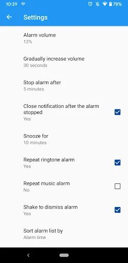 Sun Alarm screenshot 3