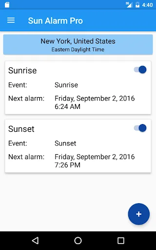 Sun Alarm screenshot 5