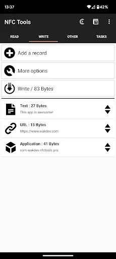 NFC Tools screenshot 3