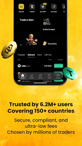 WEEX - Buy Bitcoin & Crypto screenshot 2