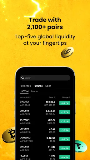 WEEX - Buy Bitcoin & Crypto screenshot 4