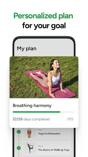 Walking Yoga: Walk & Fitness screenshot 3