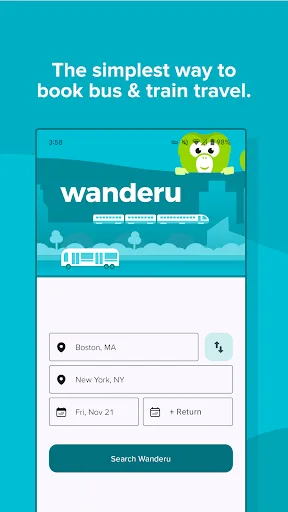 Wanderu: Bus & Train Tickets screenshot 1