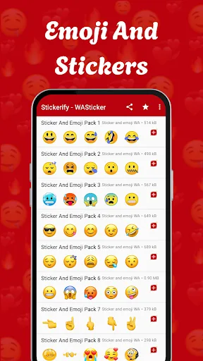 Stickers and emoji - WASticker screenshot 1
