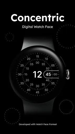 Concentric - Pixel Watch Face screenshot 1
