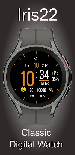 Iris22 Digital Watch Face screenshot 1