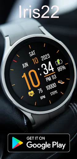 Iris22 Digital Watch Face screenshot 4