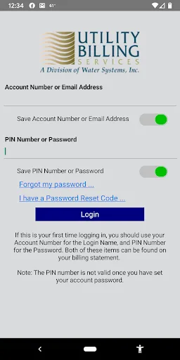 Utility Billing Services screenshot 1
