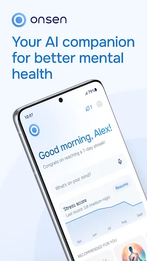 Onsen – AI for Mental Health screenshot 1