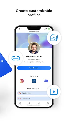 Wave - Digital Business Card screenshot 2