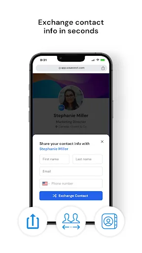 Wave - Digital Business Card screenshot 4