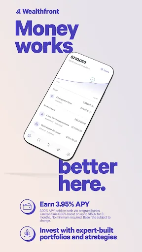 Wealthfront: Save and Invest screenshot 1