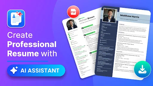Resume Builder, CV Maker • AI screenshot 1