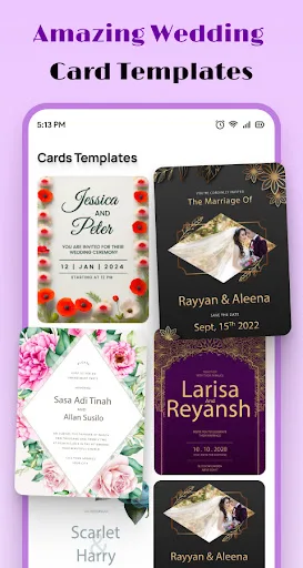 Wedding Invitation Maker App screenshot 1