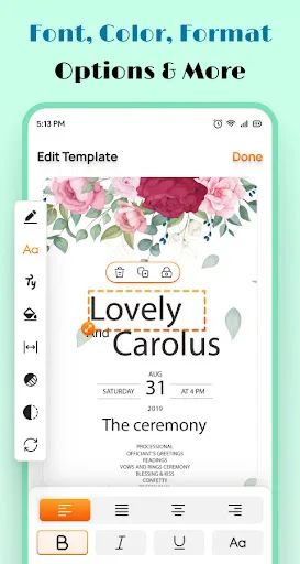 Wedding Invitation Maker App screenshot 3