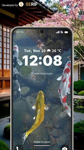 3D Fish Aqua Live Wallpaper screenshot 1