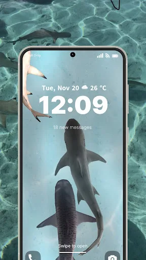 3D Fish Aqua Live Wallpaper screenshot 2
