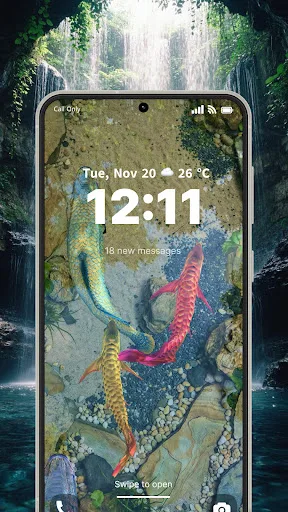 3D Fish Aqua Live Wallpaper screenshot 4