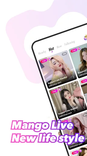 Mango live-Go Live Streaming screenshot 1