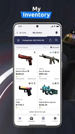 white.market: trade CS2 skins screenshot 3