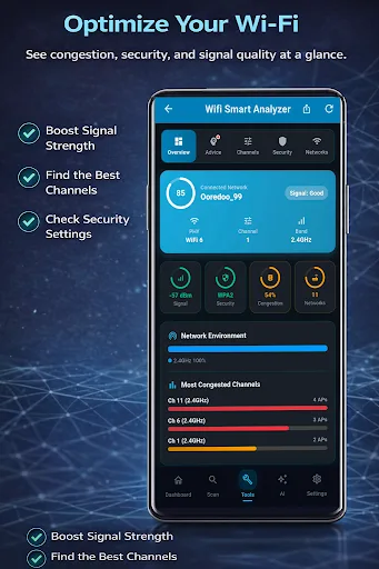 WiFiSet - Wifi Network Scanner screenshot 5