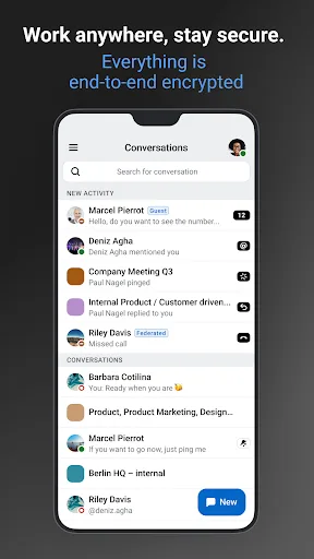 Wire - Secure Messenger screenshot 1