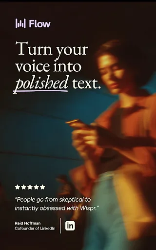 Wispr Flow: AI Voice-to-Text screenshot 1