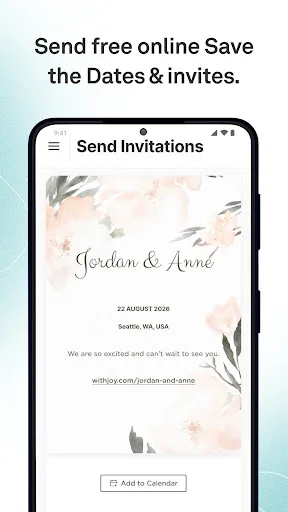 Joy Wedding Planner & Website screenshot 3