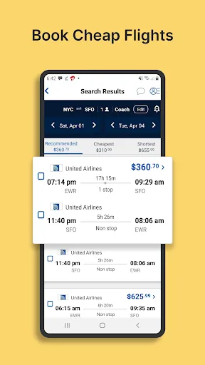 OneTravel: Flights Hotels Cars screenshot 2
