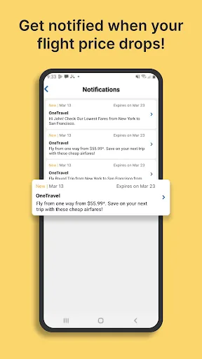 OneTravel: Flights Hotels Cars screenshot 4