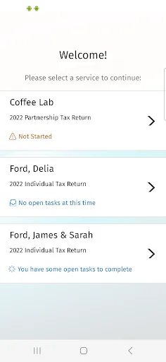 CCH Client Collaboration screenshot 1