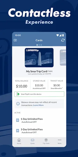 SmarTrip screenshot 1