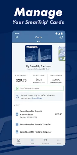 SmarTrip screenshot 3