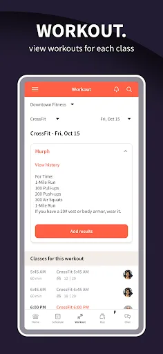 Wodify screenshot 2