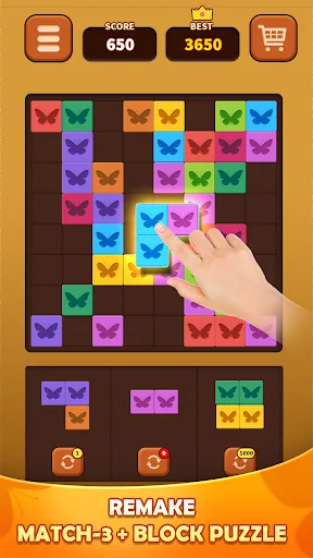 Triple Butterfly: Block Puzzle screenshot 1