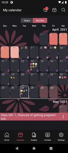WomanLog Period Calendar screenshot 4