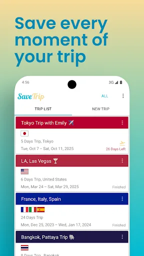 SaveTrip: Trip Planner screenshot 1