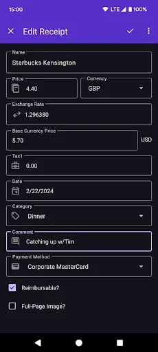 Receipts Go: Smart Expenses screenshot 4