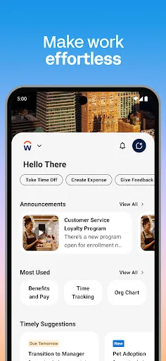 Workday screenshot 1