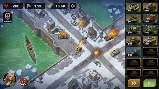 WWII Defense: RTS Army TD game screenshot 3