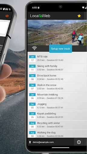 LocaToWeb realtime GPS tracker screenshot 2