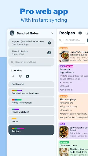 Bundled Notes - List, Organize screenshot 5