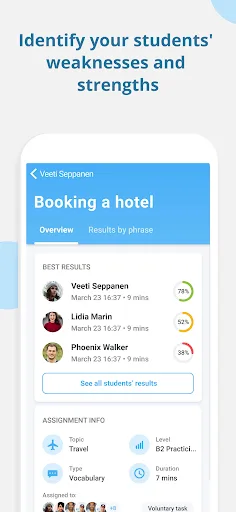 Xeropan Classroom for Teachers screenshot 4