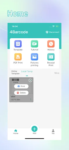 4BarCode screenshot 1