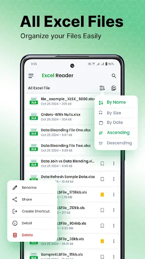 Excel Reader : XLS File Viewer screenshot 2