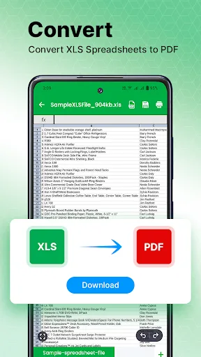 Excel Reader : XLS File Viewer screenshot 4