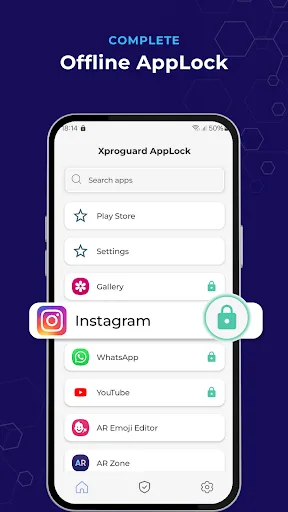Xproguard AppLock screenshot 1